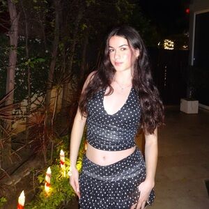 Black and White Polka Dot set